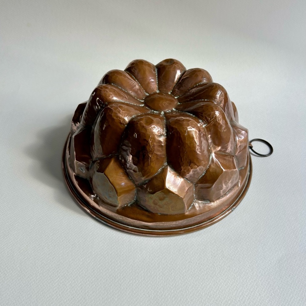 Early 20th Century Hammered Copper Mould